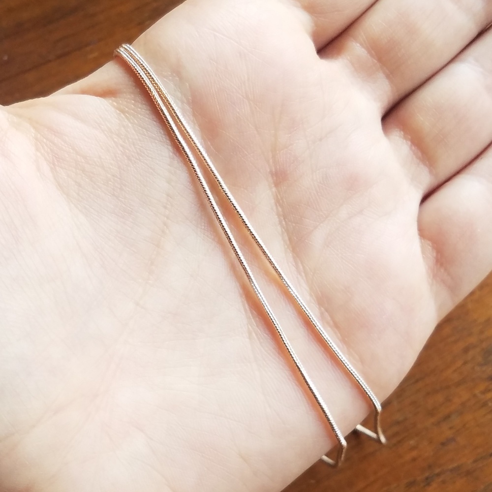 NWOT 18.5" Rose Gold Necklace Chain - Picture 2 of 8